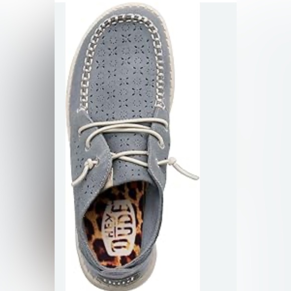 Hey Dude Shoes - Hey dude Wendy boho Grey Casual Lace-Up Shoe